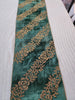 Handmade Table Runner- Emerald Green (Diagonal design)