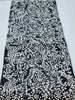 Black and Silver with Pearl Handmade Table Runner Set