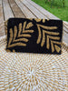 Modern Black and Gold Shoulder Bag
