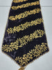 Handmade Table Runner (Black and Gold Diagonal)