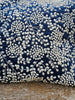 Handmade Velvet Cushion Cover (Royal blue pearl and Silver) - Handmade Stories