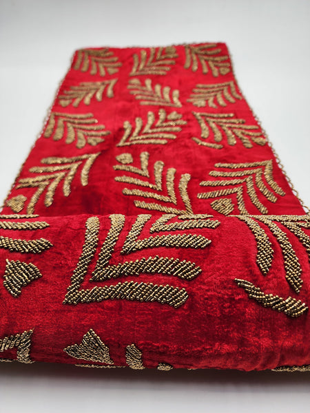 Red and Gold Table Runner  (Design-II)