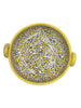 Yellow and White serving dish (Karahi)