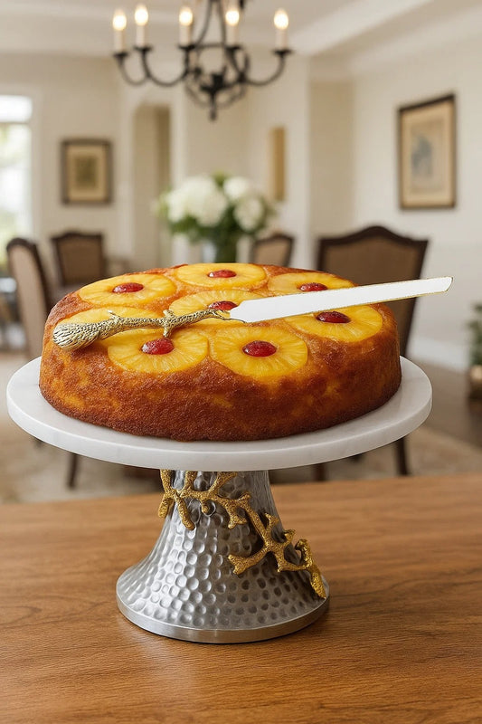 Coral Platter & Cake Stand