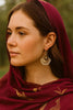 Gold Crescent Star Earrings (chand bali)