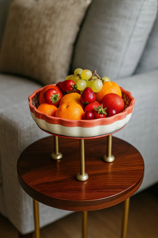 Apple Tray With Stand (Red)