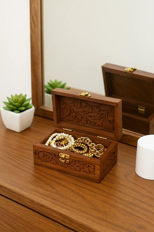 Elegant Wooden Jewellery Organizer