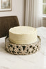 Round Hand carved Cake Stand