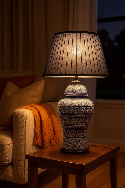 Blue pottery- Lamp (Large)