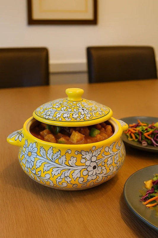 Handmade ceramic serving pot- Handi - Handmade Stories