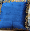 Handmade Velvet Cushion Cover (Cobalt blue)