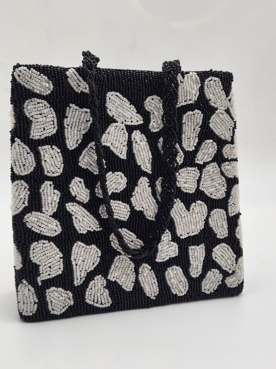 Dalmatian Spot Beaded Beaded Handbag