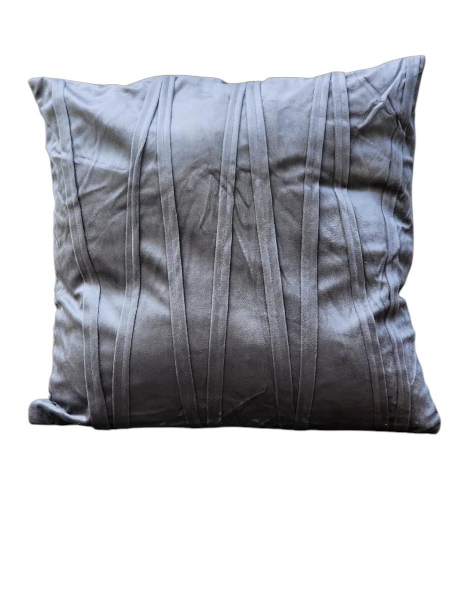 Plain Velvet Cushion Cover (Grey)