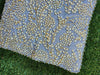 Handmade velvet Cushion Cover (Grey gold and pearl)