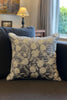 Handmade velvet Cushion Cover (Grey & Silver) - Handmade Stories