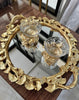Antique Gold Finish Mirror Tray Design-1