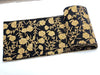 Handmade Table Runner (Black and Gold -4)