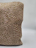 Handmade Velvet Cushion Cover (Light Beige Gold and Pearl)