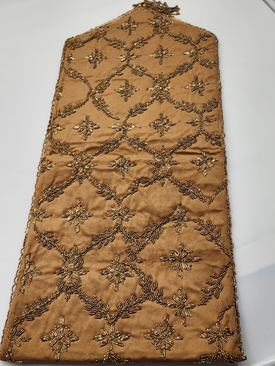 Handmade Beaded Runner - (Chain work)