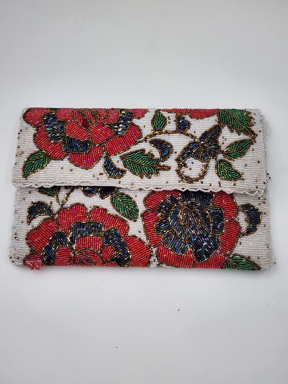 Handmade Beaded Clutch with string (Design-13)