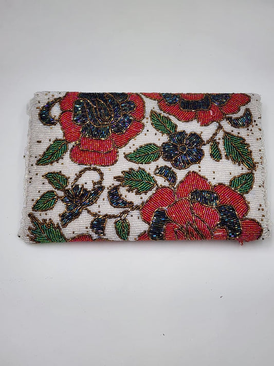 Handmade Beaded Clutch with string (Design-13)