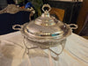 Hand - Carved Brass Food warmer/ Chafing Dish