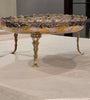 17" Royal hammered raised Brass serving platter