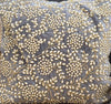 Handmade velvet Cushion Cover (Grey gold and pearl)
