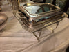 Hand crafted Brass Chafing Dish with cut work (Rectangular)