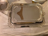 Hand crafted Brass Chafing Dish with cut work (Rectangular)