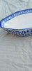 Handmade Ceramic Blue Floral Deep Bowl