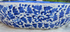 Handmade Ceramic Blue Floral Deep Bowl
