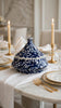Calligraphy Ceramic Tagine (Blue)