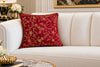 Handmade Velvet Cushion Cover (Ruby red)