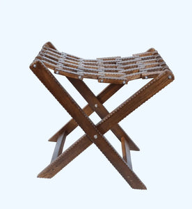 Wooden Handmade Portable Folding Chair - Handmade Stories