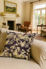 Black and Beige- Embroidered Cushion Cover
