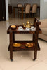 Handcrafted Wooden Tea Trolley