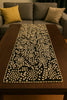 Handmade Beaded Table Runner Set (Black Gold and Pearl)