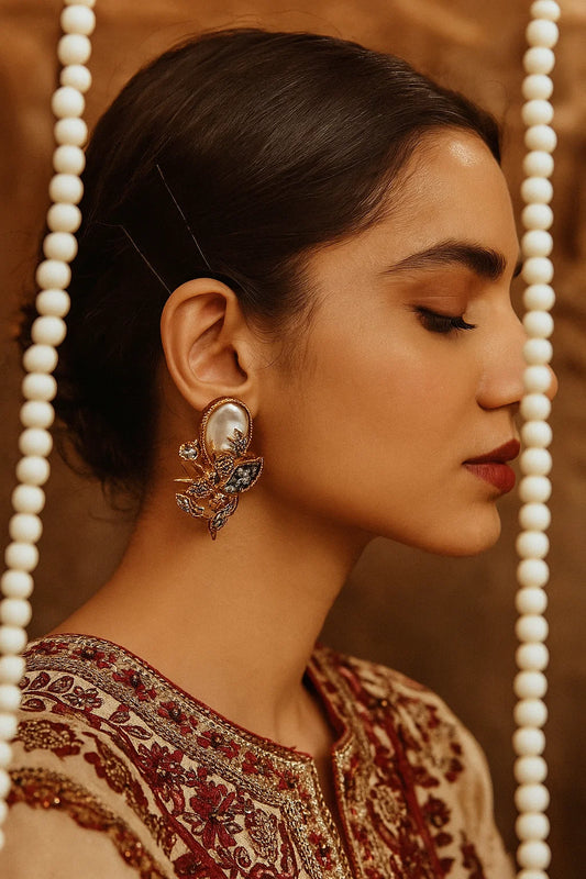 Women Pearl Earrings (Design-I)