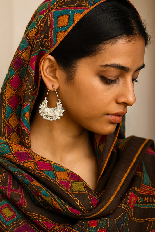 Silver Hoop Earrings
