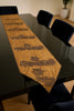 Brown and Gold Handmade Beaded Runner- (Design -5)