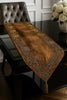 Brown and Gold Handmade Beaded Runner (Design -1)