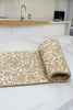 Handmade Table Runner (Off White Gold with Pearl)