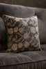 Handmade velvet Cushion Cover (Grey & Silver) - Handmade Stories