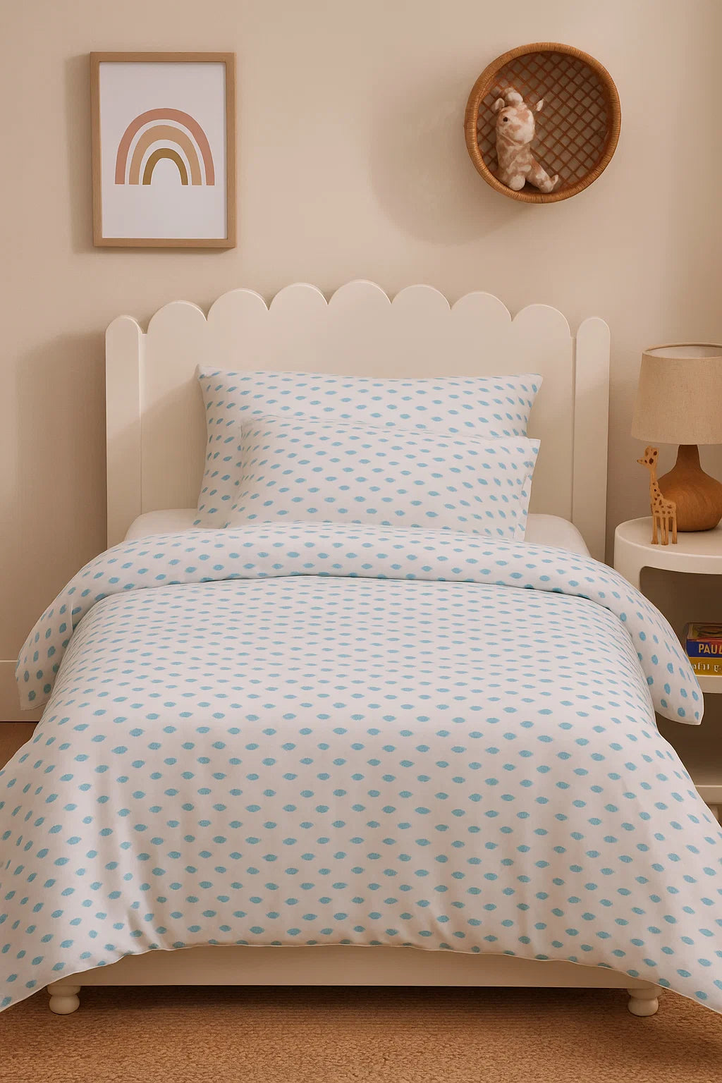 Premium Quality Bed Sheet Set  (Fun Fish-Patterned)