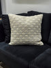 Handmade Velvet Cushion Cover (White Silver and Pearl)