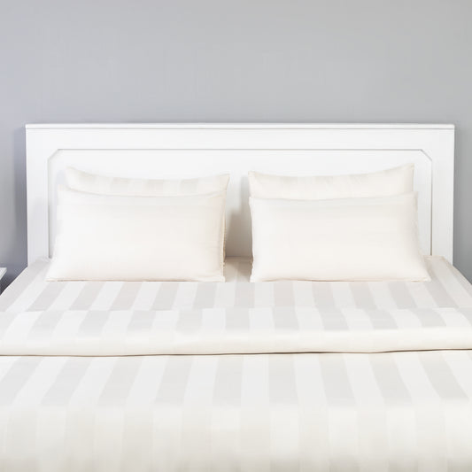 Soft Ivory White Duvet Cover Set