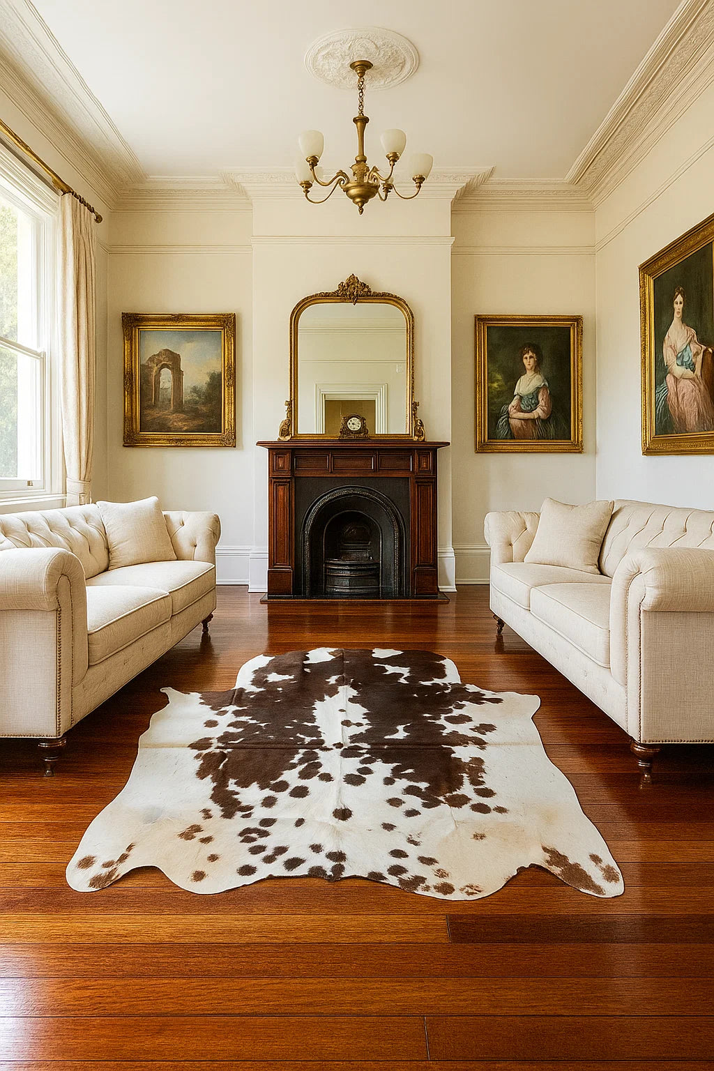 Premium Natural Cowhide Rugs -5 - Handmade Stories