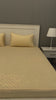 Cream and Gold Fitted Sheet Set with Pillowcases