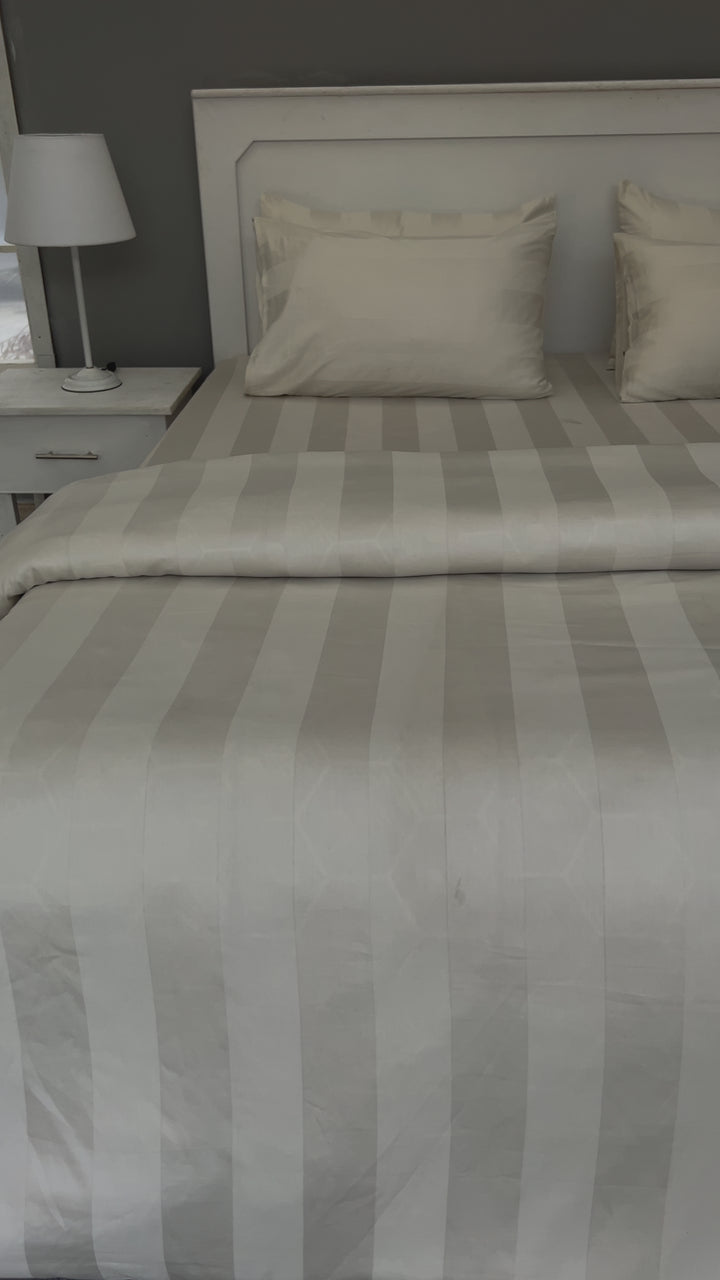 Soft Ivory White Duvet Cover Set